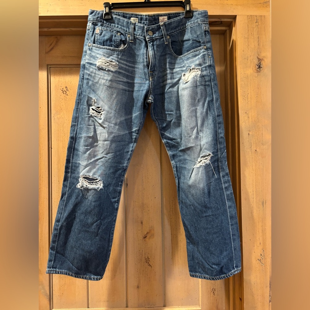 Women’s Blue Distressed  AG Jeans